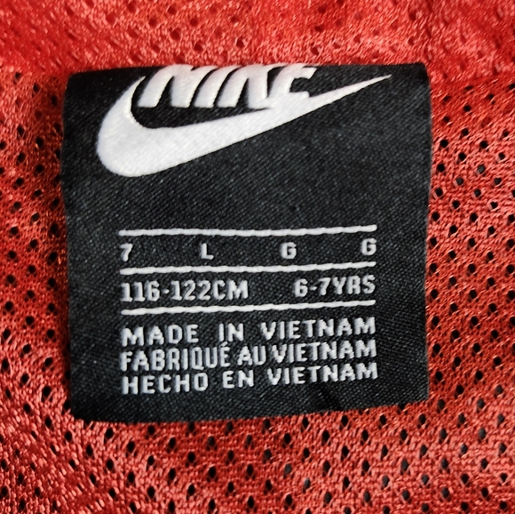 Nike "Just do it" Windbreakers Jacket Pullover Kids Large - Picture 4 of 4